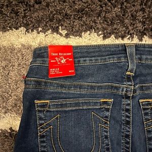 True Religion High Rise Super Skinny “New” Jeans